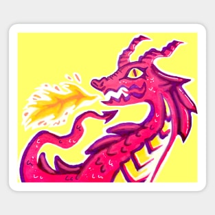 Red Dragon NO TEXT VER Magnet